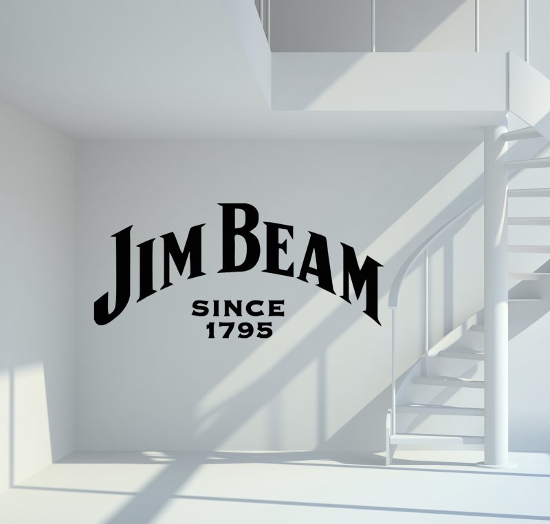 46046 Jim Beam Wandtattoo